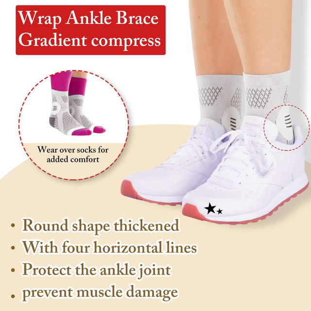 3Pairs Neuropathy Socks Soothe Relief Compression Socks 20-30 Mmhg - Comprex Ankle Sleeves for Arch Support, Achilles Tendonitis, Foot Pain Relief