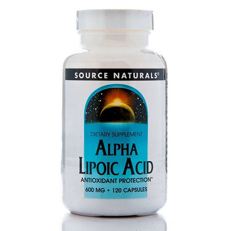 Alpha Lipoic Acid 600 Mg - 120 Capsules by Source Naturals