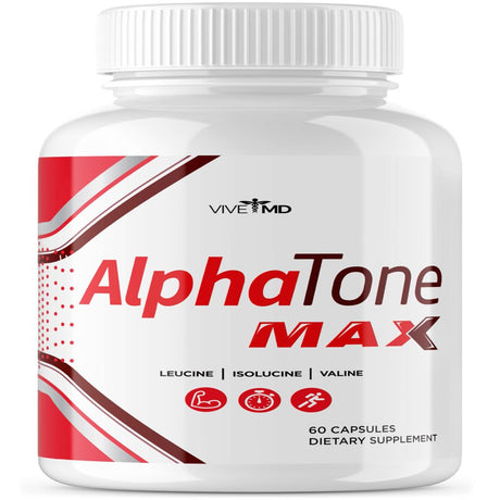 Alpha Tone Max - Energy and Vitality Booster for Men, Hormone Balance and Performance Support, Alpha Tonic Supplement, Extra Strength Formula, 60 Capsules (1-Pack)