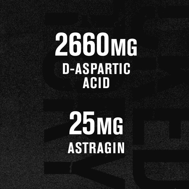 Jacked Factory DAA D Aspartic Acid Supplement - Fortified with Astragin for Enhanced Absorption, Zero Artificial Fillers - 120 Veggie Capsule Pills
