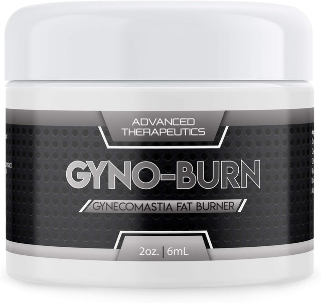 Gyno Burn Gynecomastia Cream New 4 Ounce Jar. Burn Stubborn Chest Fat and Firm up Your Pecs. Fat Burner Cream Works for Men and Women