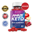 Amaze Keto ACV Gummies 1000MG Dietary Supplement 60 Gummys