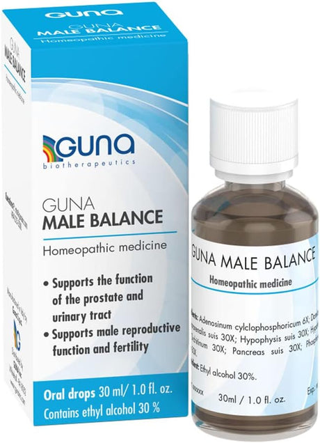 GUNA Male Balance Homeopathic Prostate Support, Urinary Tract Support - 1 Ounce