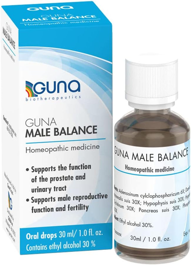 GUNA Male Balance Homeopathic Prostate Support, Urinary Tract Support - 1 Ounce