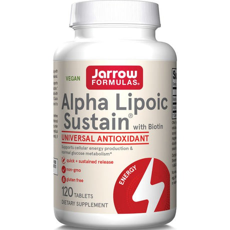 Jarrow Formulas Alpha Lipoic Sustain, Supports Cardiovascular Health, 300 Mg, 120 Sustain Tabs