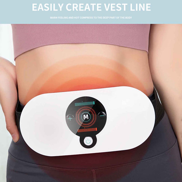 KIHOUT Deals Waist Massager Smart Abdominal Vibration Weight Loss Belt Massager Electrotherapy Thin Waist and Abdominal Massager