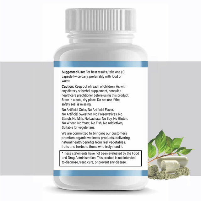 Ileafnaturals Tinniaid - Tinnitus Ear Ringing Relief 1200MG - 60 Veggie Capsules