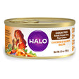 Halo Purely for Pets Grain Free Small Breed Dog Food Chicken & Salmon Recipe -- 5.5 Oz Each / Pac