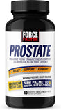Force Factor Prostate Saw Palmetto and Beta Sitosterol Supplement for Men, Prostate Health Support, Prostate Size Support, Urinary Relief, Bladder Control, Reduce Nighttime Urination, 60 Softgels
