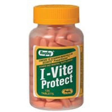 I-Vite Protect Vitamin and Mineral Supplement Tablets by Rugby, 120 Ea, 3 Pack