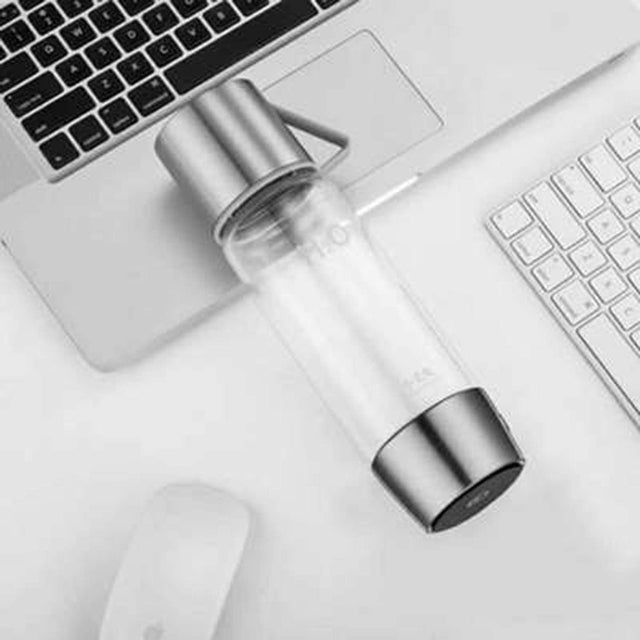 High Concentration Hydrogen-Rich Water Cup SPE Ion Membrane Alkaline Water Purifier Micro-Electrolysis Water Glass 450Ml