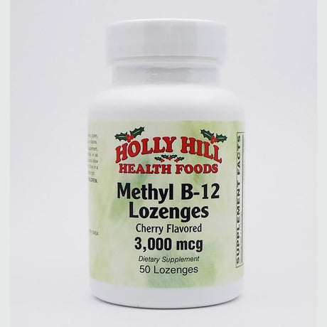 Holly Hill Health Foods, Methyl B-12, Cherry, 50 Lozenges