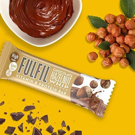 Fulfil Chocolate Hazelnut Whip 55G Vitamin & Protein Bar Box of 15