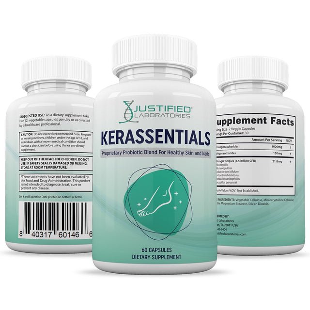Kerassentials 1.5 Billion CFU Probiotic Nail Support 60 Capsules