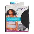 Just My Size JMS Fresh & Dry Briefs Period Underwear, Light Leaks, Black, 3-Pack 9 Women'S