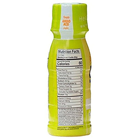 High Protein Shot- Apple Low Calorie, Fat Free, Sugar Free (4-Pack Bottles)