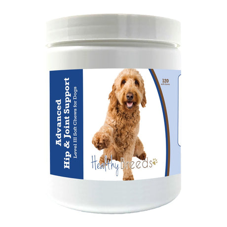 Healthy Breeds Goldendoodle Advanced Hip & Joint Support Level III Soft Chews for Dogs 120 Count