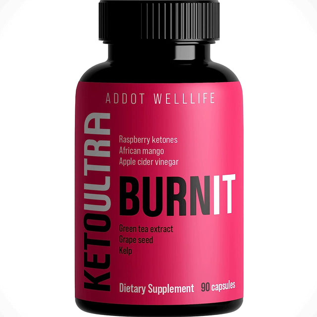 Fast Acting Premium Keto Pills, 90 Capsules for 45 Days with Raspberry Ketones, African Mango, Apple Cider Vinegar and More