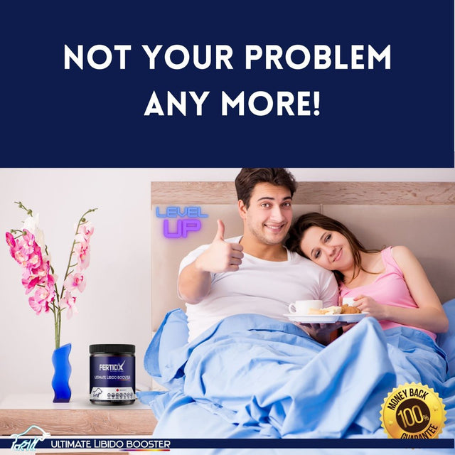 Fertiox Ultimate Libido Booster,Testosterone Booster,Immunity,Vitality Support for Men & Women, 4 in One ,Made in Canada