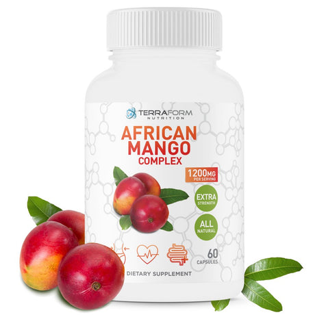 African Mango Diet Pills – Advanced Weight Loss Supplement, Natural Way to Support Fat Burn – 1200Mg per Serving of Pure African Mango Complex – Made in USA – 1 Month