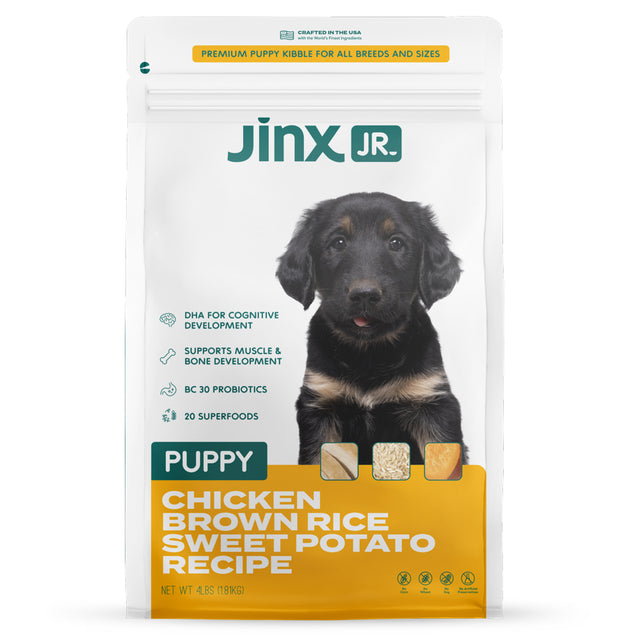 Jinx Jr. Puppy Chicken, Brown Rice & Sweet Potato Dry Dog Food, 4 Lb. Bag