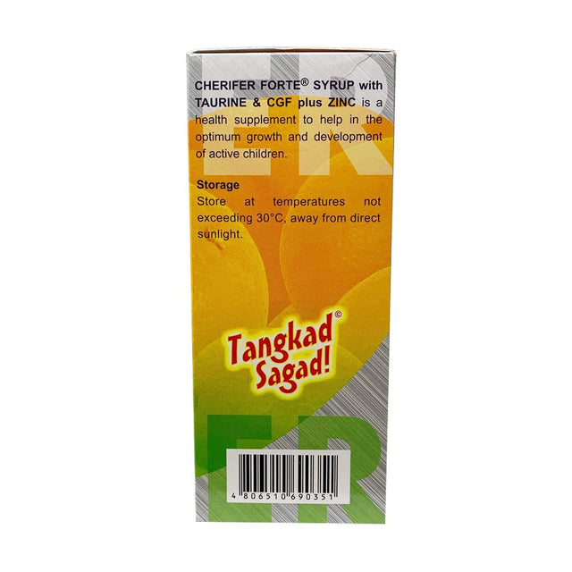 Cherifer Forte W/ Zinc Syrup 240Ml - Pack of 1