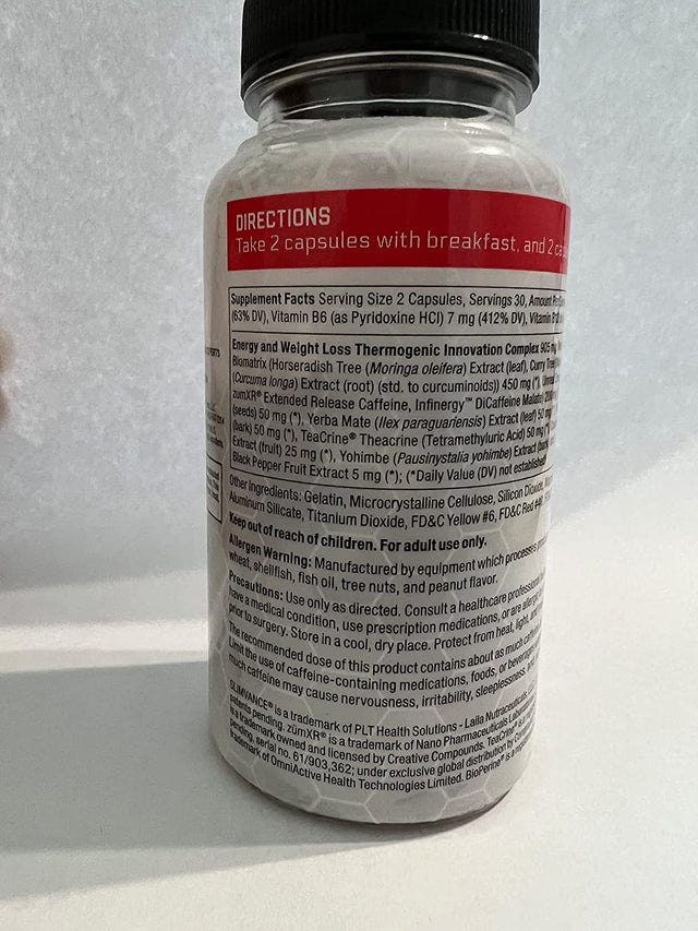FORCE FACTOR Leanfire with Next-Gen SLIMVANCE, 2-Pack, Advanced Energy Pills with B Vitamins and Caffeine to Boost Metabolism, Enhance Focus, and Improve Workout & Fitness Performance, 120 Capsules