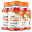 Impact Keto ACV Gummies, Official Advanced Powerful Formula, Maximum Strength (3 Pack)