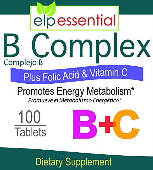 B COMPLEX VITAMIN TABLETS 100'S COMPLEJO B