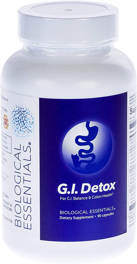 G.I. Detox - Cleanse Soothe and Replenish Blend (90 Capsules) (Gastrointestinal Detox) Gut Health Supplements