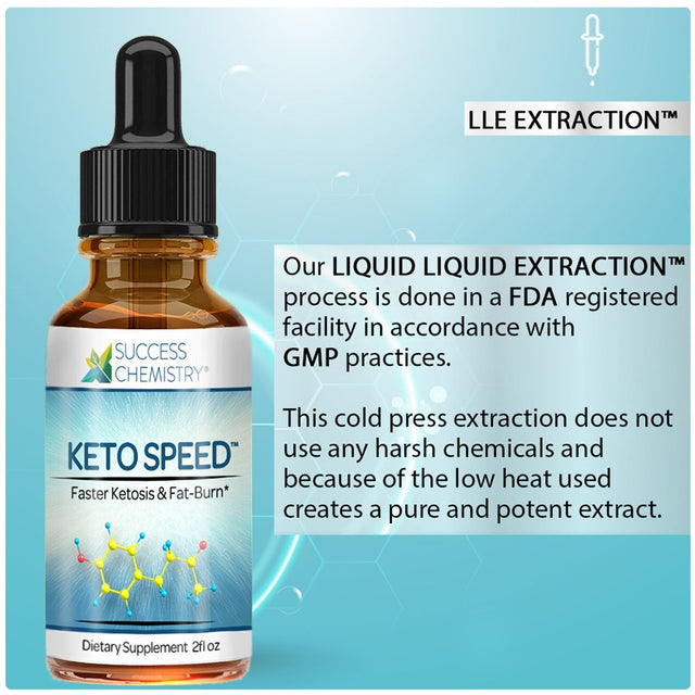 Keto Speed Diet Drops Supplement for Weight Loss and Fat Furner - 2Fl OZ by Success Chemistry