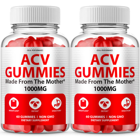 1000Mg Apple Cider Vinegar Gummy with the Mother Weight Loss (120 Gummies)