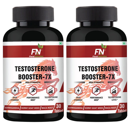 Floral Nutrition Testosterone Booster-100% Ayurvedic for Stamina, Timing and Power for Men (60 Tablets)