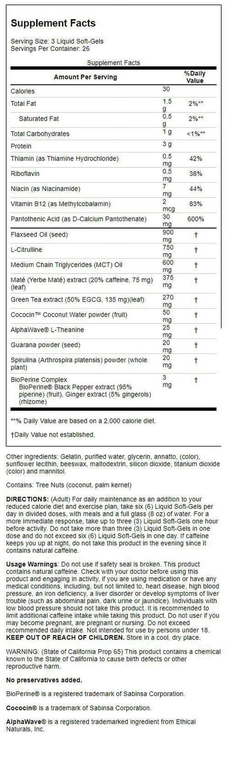 Irwin Naturals Keto-Karma Burn Fat Red 78 Sgels