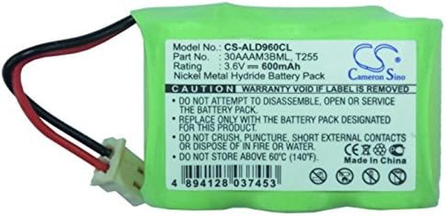 600Mah Battery Replacement for Aud1Oline 970G, CAS 1300, CDL 960G, CLA 103, CLA 120, CLA 1600, CLA 1700, CLA 985, CLA 985E, CLT 103, CLT 310