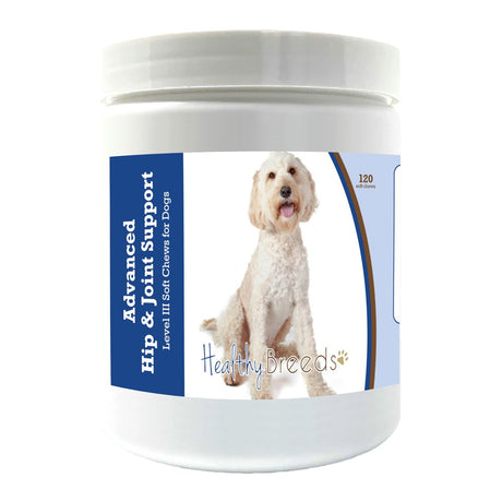 Healthy Breeds Labradoodle Advanced Hip & Joint Support Level III Soft Chews for Dogs 120 Count