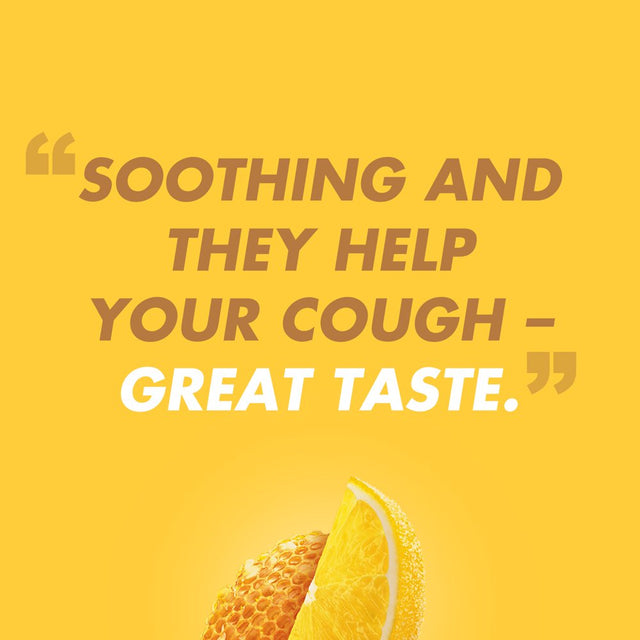 HALLS Relief Honey Lemon Cough Drops, 9 Drops