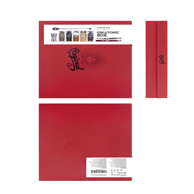 Gin & Tonic Premium Set of Cocktail Botanicals & Spices - Spoon & Dispenser - Mixology Flavoring Kit