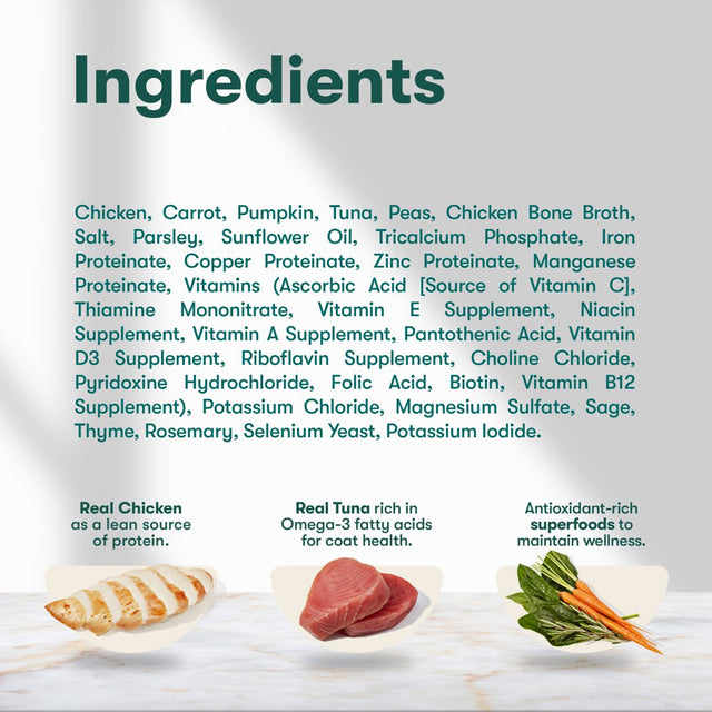 Jinx Homemades Chicken & Tuna Recipe Wet Natural Dog Food, Grain-Free, 9 Oz. Pouch