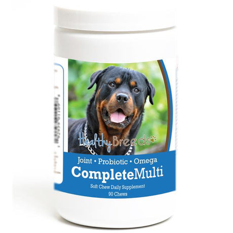 Healthy Breeds 192959011098 Rottweiler All in One Multivitamin Soft Chew - 90 Count