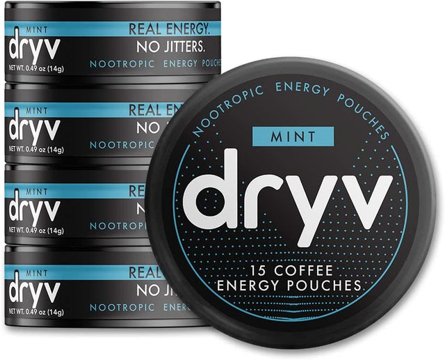 Fully Loaded Cew Dryv Energy Pouches - 5 Pack Mint Pouches