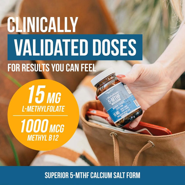 L-Methylfolate (15 Mg) plus Methyl B12 Capsules