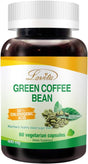 High-Potency Green Coffee Bean Extract: 1600Mg Equivalent, 50% Chlorogenic Acid for Natural Antioxidant & Size-Reduction Support - Vegan-Friendly, 60 Veggie Capsules