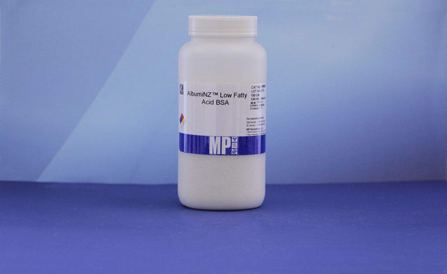 0219989950 - Size : 50G - Albuminz Low Fatty Acid BSA, Stem Cell Grade, Low Free Fatty Acid, 97% Total Protein, Off-White Powder, MP Biomedicals, LLC - Each (50G)