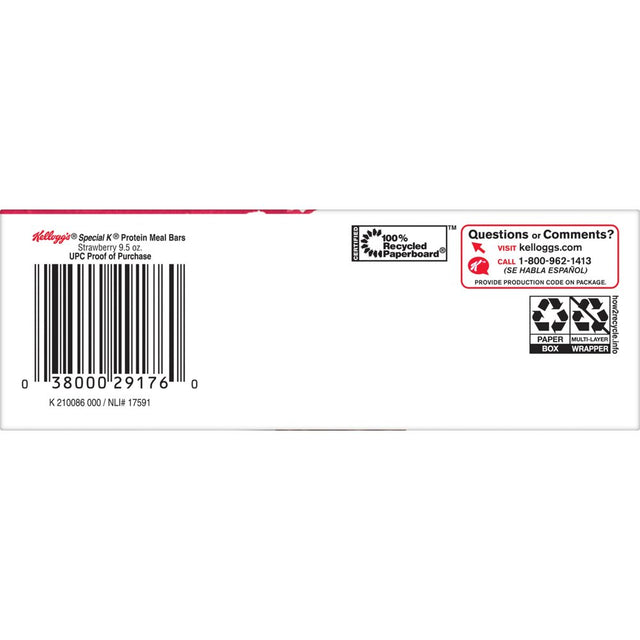 Kellogg'S Special K Strawberry Chewy Protein Meal Bars, Ready-To-Eat, 9.5 Oz, 6 Count