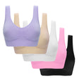 Inkach Women Pure Color plus Size Ultra-Thin Large Bra Sports Bra Full Bra Cup Tops