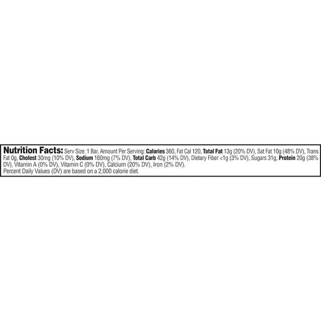 Gatorade Recover, Whey Protein Bar Cookie & Cream, Count 12 (2.8-Oz ) - Nutrition Bar with Protein