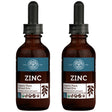 Global Healing Organic Zinc Liquid Supplement for Adults - 2 Fl Oz
