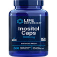 Life Extension Inositol Caps – 1000 Mg, Myo-Inositol – Mood Health, Well-Being, Glucose Metabolism, Hormone Balance – Gluten-Free, Non-Gmo, Vegetarian – 360 Capsules