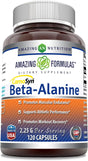 Amazing Formulas Beta Alanine 2.25 Grams per Serving,120 Capsules Supplement